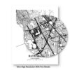 Eleville Unframed Hayward California City View Abstract Modern Map Art Print Poster Wall Office Home Decor Line Art wgn631 - Image 8