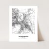 Eleville Unframed Henderson Nevada City View Abstract Modern Map Art Print Poster Wall Office Home Decor Line Art wgn632 - Image 3