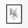 Eleville Unframed Henderson Nevada City View Abstract Modern Map Art Print Poster Wall Office Home Decor Line Art wgn632 - Image 4