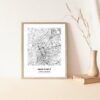 Eleville Unframed High Point North Carolina City View Abstract Modern Map Art Print Poster Wall Office Home Decor Line Art wgn634 - Image 5