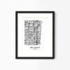 Eleville Unframed Hollywood Florida City View Abstract Modern Map Art Print Poster Wall Office Home Decor Line Art wgn636 - Image 4