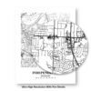 Eleville Unframed Independence Missouri City View Abstract Modern Map Art Print Poster Wall Office Home Decor Line Art wgn637 - Image 8