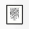 Eleville Unframed Irvine California City View Abstract Modern Map Art Print Poster Wall Office Home Decor Line Art wgn639 - Image 4