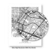 Eleville Unframed Irvine California City View Abstract Modern Map Art Print Poster Wall Office Home Decor Line Art wgn639 - Image 8