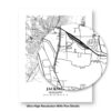 Eleville Unframed Jackson Mississippi City View Abstract Modern Map Art Print Poster Wall Office Home Decor Line Art wgn641 - Image 8
