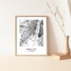 Eleville Unframed Jersey City New Jersey City View Abstract Modern Map Art Print Poster Wall Office Home Decor Line Art wgn642 - Image 5