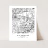 Eleville Unframed Jurupa Valley California City View Abstract Modern Map Art Print Poster Wall Office Home Decor Line Art wgn644 - Image 3