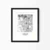 Eleville Unframed Lakewood Colorado City View Abstract Modern Map Art Print Poster Wall Office Home Decor Line Art wgn648 - Image 4