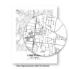 Eleville Unframed Lakewood New Jersey City View Abstract Modern Map Art Print Poster Wall Office Home Decor Line Art wgn649 - Image 8