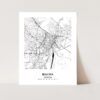 Eleville Unframed Macon Georgia City View Abstract Modern Map Art Print Poster Wall Office Home Decor Line Art wgn659 - Image 3