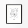 Eleville Unframed Menifee California City View Abstract Modern Map Art Print Poster Wall Office Home Decor Line Art wgn662 - Image 4