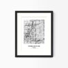 Eleville Unframed Overland Park Kansas City View Abstract Modern Map Art Print Poster Wall Office Home Decor Line Art wgn685 - Image 4