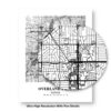 Eleville Unframed Overland Park Kansas City View Abstract Modern Map Art Print Poster Wall Office Home Decor Line Art wgn685 - Image 8