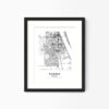 Eleville Unframed Palm Bay Florida City View Abstract Modern Map Art Print Poster Wall Office Home Decor Line Art wgn687 - Image 4