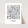 Eleville Unframed Paterson New Jersey City View Abstract Modern Map Art Print Poster Wall Office Home Decor Line Art wgn690 - Image 3