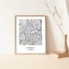 Eleville Unframed Paterson New Jersey City View Abstract Modern Map Art Print Poster Wall Office Home Decor Line Art wgn690 - Image 5