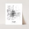 Eleville Unframed Pueblo Colorado City View Abstract Modern Map Art Print Poster Wall Office Home Decor Line Art wgn699 - Image 3