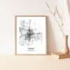 Eleville Unframed Pueblo Colorado City View Abstract Modern Map Art Print Poster Wall Office Home Decor Line Art wgn699 - Image 5