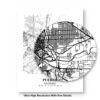 Eleville Unframed Pueblo Colorado City View Abstract Modern Map Art Print Poster Wall Office Home Decor Line Art wgn699 - Image 8