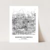 Eleville Unframed Rancho Cucamonga California City View Abstract Modern Map Art Print Poster Wall Office Home Decor Line Art wgn701 - Image 3