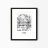 Eleville Unframed Rialto California City View Abstract Modern Map Art Print Poster Wall Office Home Decor Line Art wgn704 - Image 4