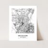Eleville Unframed Rio Rancho New Mexico City View Abstract Modern Map Art Print Poster Wall Office Home Decor Line Art wgn707 - Image 3