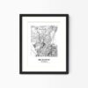 Eleville Unframed Rio Rancho New Mexico City View Abstract Modern Map Art Print Poster Wall Office Home Decor Line Art wgn707 - Image 4