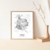 Eleville Unframed Salinas California City View Abstract Modern Map Art Print Poster Wall Office Home Decor Line Art wgn714 - Image 5