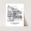 Eleville Unframed San Bernardino California City View Abstract Modern Map Art Print Poster Wall Office Home Decor Line Art wgn715 - Image 3