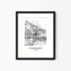 Eleville Unframed San Bernardino California City View Abstract Modern Map Art Print Poster Wall Office Home Decor Line Art wgn715 - Image 4