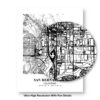 Eleville Unframed San Bernardino California City View Abstract Modern Map Art Print Poster Wall Office Home Decor Line Art wgn715 - Image 8
