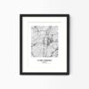 Eleville Unframed Sandy Springs Georgia City View Abstract Modern Map Art Print Poster Wall Office Home Decor Line Art wgn717 - Image 4
