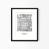 Eleville Unframed Santa Ana California City View Abstract Modern Map Art Print Poster Wall Office Home Decor Line Art wgn718 - Image 4