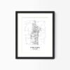 Eleville Unframed Santa Maria California City View Abstract Modern Map Art Print Poster Wall Office Home Decor Line Art wgn721 - Image 4