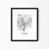 Eleville Unframed Santa Rosa California City View Abstract Modern Map Art Print Poster Wall Office Home Decor Line Art wgn722 - Image 4