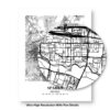 Eleville Unframed Sparks Nevada City View Abstract Modern Map Art Print Poster Wall Office Home Decor Line Art wgn726 - Image 8