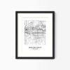 Eleville Unframed Spokane Valley Washington City View Abstract Modern Map Art Print Poster Wall Office Home Decor Line Art wgn727 - Image 4