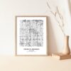 Eleville Unframed Sterling Heights Michigan City View Abstract Modern Map Art Print Poster Wall Office Home Decor Line Art wgn731 - Image 5