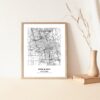 Eleville Unframed Stockton California City View Abstract Modern Map Art Print Poster Wall Office Home Decor Line Art wgn732 - Image 5