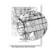 Eleville Unframed Stockton California City View Abstract Modern Map Art Print Poster Wall Office Home Decor Line Art wgn732 - Image 8