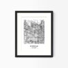 Eleville Unframed Sunnyvale California City View Abstract Modern Map Art Print Poster Wall Office Home Decor Line Art wgn734 - Image 4