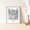 Eleville Unframed Sunnyvale California City View Abstract Modern Map Art Print Poster Wall Office Home Decor Line Art wgn734 - Image 5