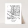 Eleville Unframed Vancouver Washington City View Abstract Modern Map Art Print Poster Wall Office Home Decor Line Art wgn744 - Image 3
