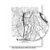 Eleville Unframed Waterbury Connecticut City View Abstract Modern Map Art Print Poster Wall Office Home Decor Line Art wgn748 - Image 8