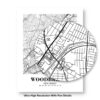 Eleville Unframed Woodbridge New Jersey City View Abstract Modern Map Art Print Poster Wall Office Home Decor Line Art wgn754 - Image 8