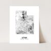 Eleville Unframed Utah United States Country View Abstract Modern Map Art Print Poster Wall Office Home Decor Line Art wgn758 - Image 3