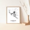 Eleville Unframed Acapulco Mexico City View Abstract Modern Map Art Print Poster Wall Office Home Decor Line Art wgn762 - Image 5