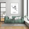 Eleville Unframed Acapulco Mexico City View Abstract Modern Map Art Print Poster Wall Office Home Decor Line Art wgn762 - Image 7