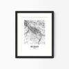 Eleville Unframed Bilbao Spain City View Abstract Modern Map Art Print Poster Wall Office Home Decor Line Art wgn765 - Image 4