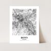 Eleville Unframed Bonn Germany City View Abstract Modern Map Art Print Poster Wall Office Home Decor Line Art wgn767 - Image 3